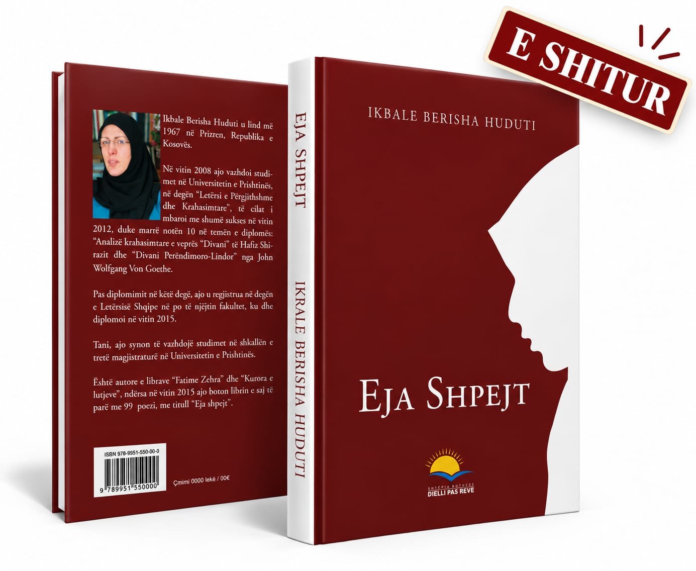 Eja Shpejt — dizajni i librit, E SHITUR